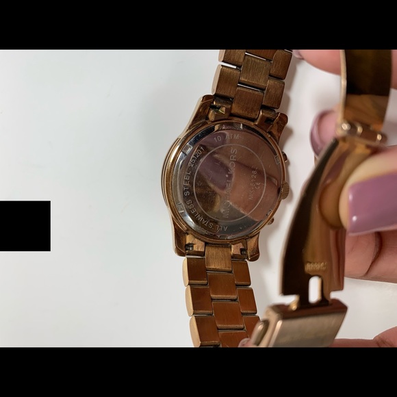 Michael Kors Rose Gold MK5128 Wrist Watch Women - Picture 7 of 7